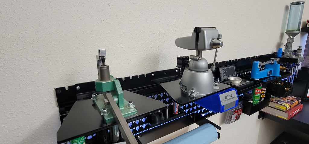 InLine Rail wall organizer system. 32" rail.