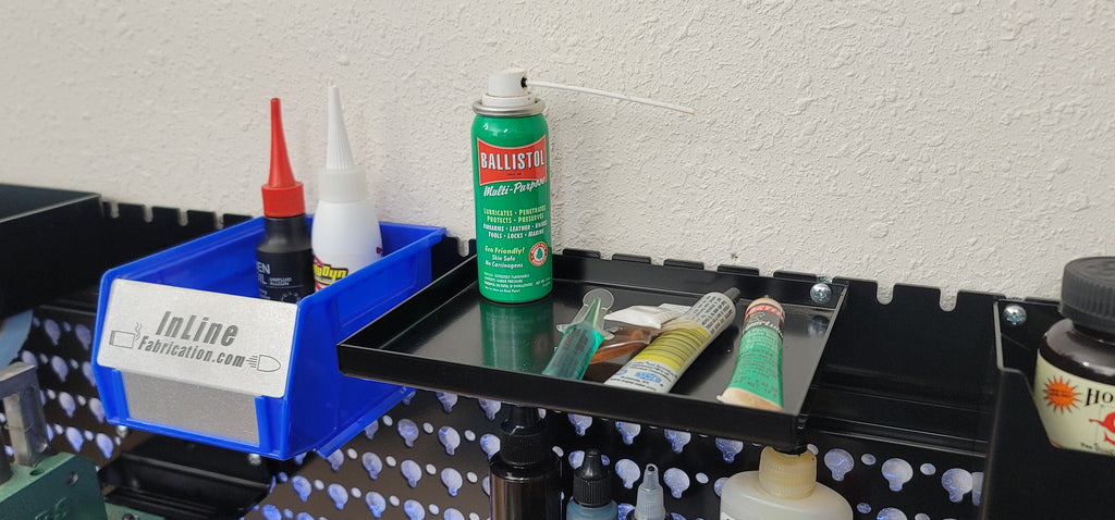 InLine Rail wall organizer system. 32" rail.