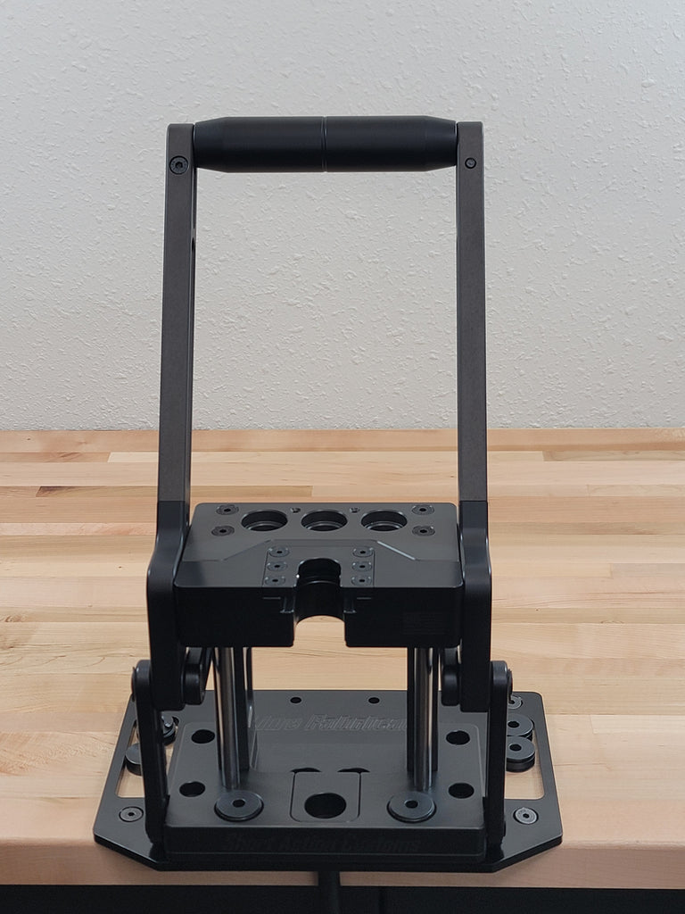 Benchplate for Short Action Customs Nexus press. SAC