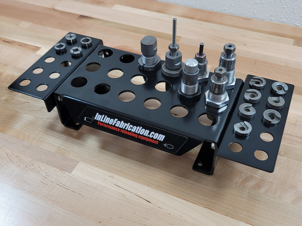 Benchtop Series Die Storage Rack for Hornady LNL (Lock-N-Load) bushings 1-3/16" holes