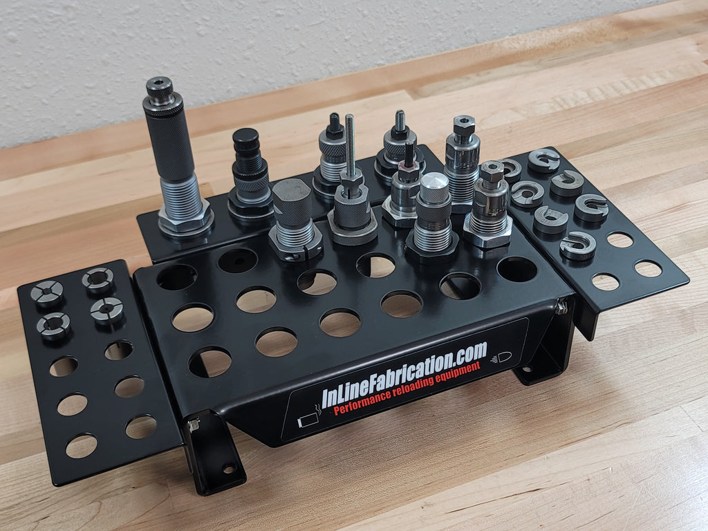 Benchtop Series Die Storage Rack for Hornady LNL (Lock-N-Load) bushings 1-3/16" holes