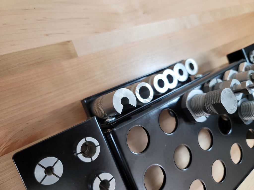 Benchtop Series Die Storage Rack for Hornady LNL (Lock-N-Load) bushings 1-3/16" holes