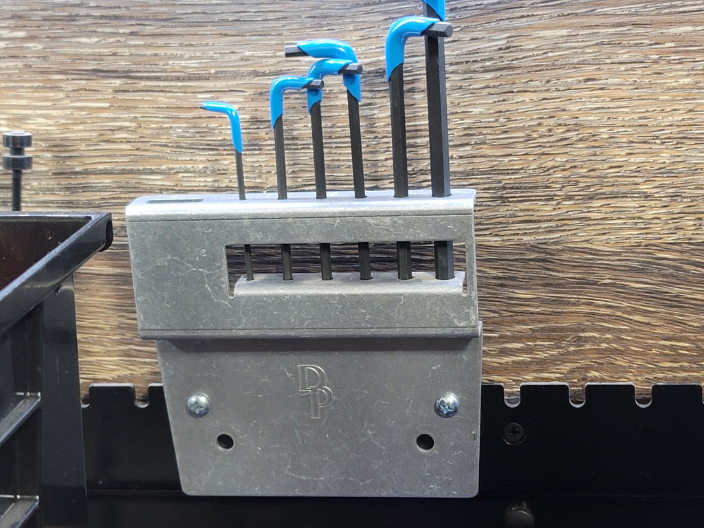 InLine Rail wall organizer system. 32" rail.