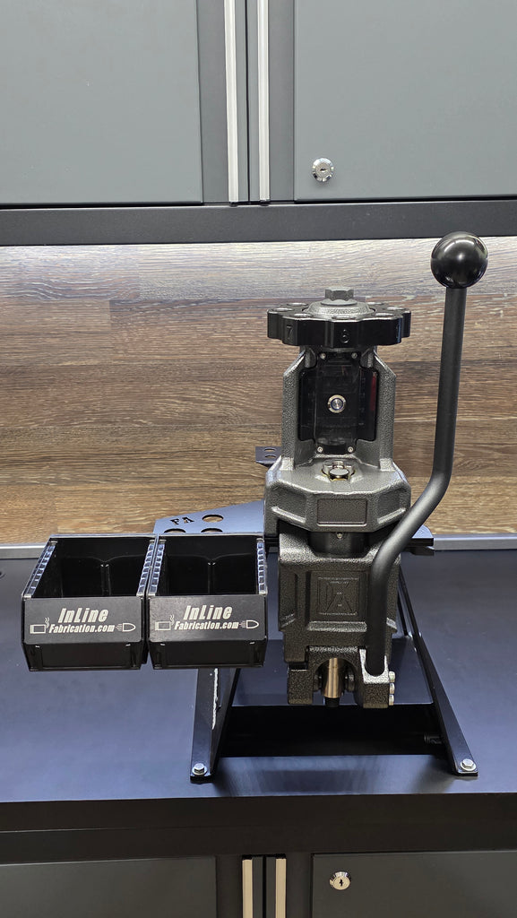 Sidebin for Frankford Arsenal Precision Turret and Precision Single Stage Press w/ (2) black bins & (2) bin barriers