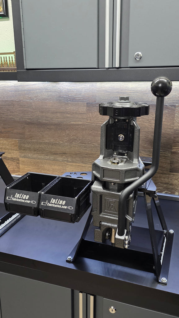 Sidebin for Frankford Arsenal Precision Turret and Precision Single Stage Press w/ (2) black bins & (2) bin barriers