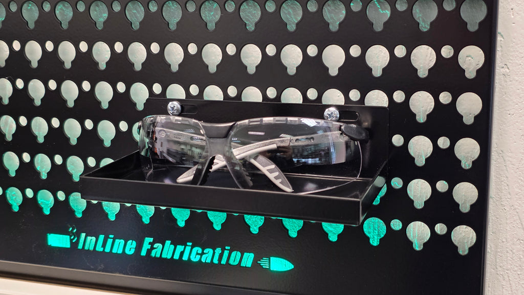 Eye protection / Small parts tray