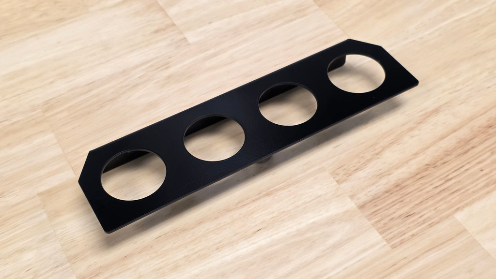 Die rack for 1 1/2" diameter dies