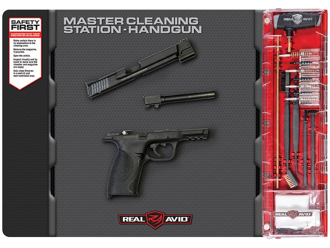 Real Avid Handgun Master maintenence Kit with Mat