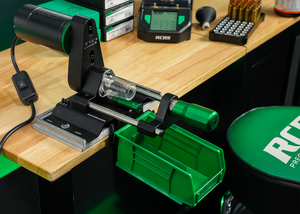 RCBS MatchMaster Precision Power Case Trimmer Powered by Henderson Precision 115v Motor