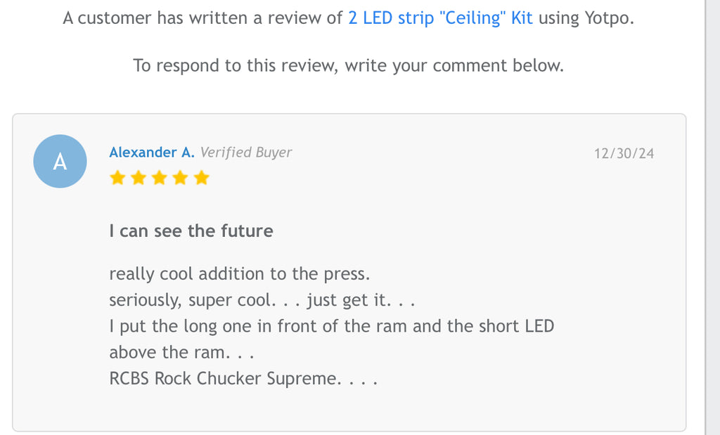 2 LED strip "Ceiling" Lighting Kit