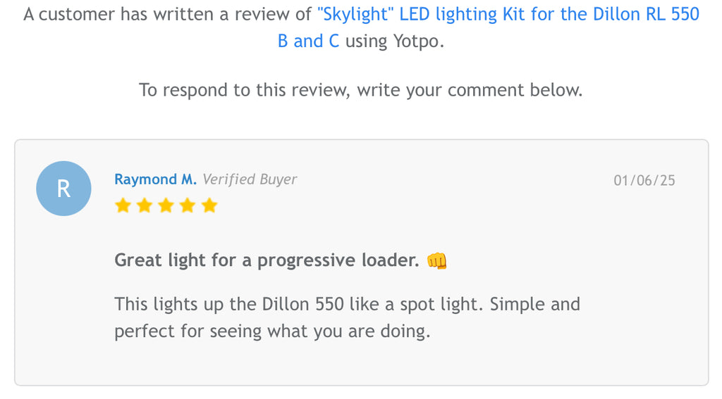 Skylight™ LED lighting Kit for the Dillon RL 550 B and C