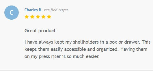 Piggyback shellholder / Collet insert rack for Ultramount