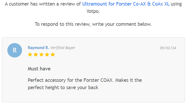 Ultramount™ Press Riser for Forster Co-AX and CoAx XL presses