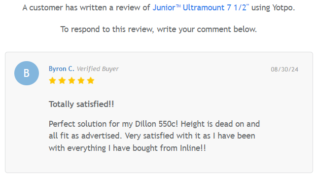 Junior™ Ultramount 7-1/2" Press Riser