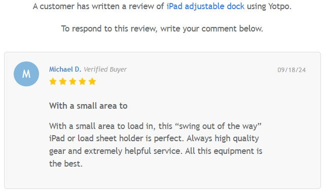 iPad adjustable dock