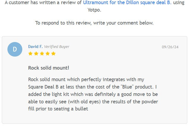 Ultramount™ Press Riser for Dillon Square Deal B press