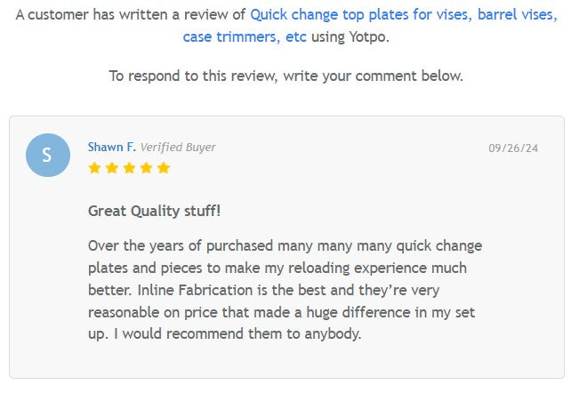 Quick change top plates for vises, barrel vises, case trimmers, etc