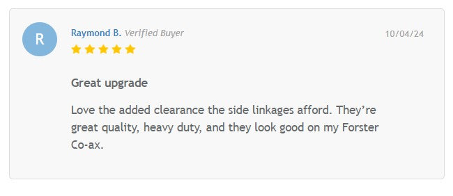 Forster Co-Ax Increased Access Side links Linkages CoAx