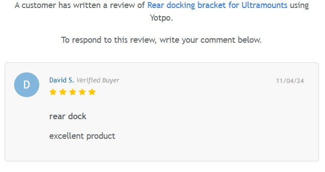 Rear Docking Bracket for Ultramounts