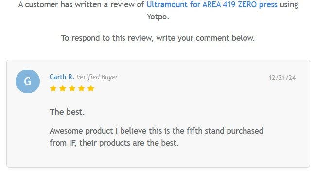 Ultramount™ Press Riser for Area 419 ZERO Turret press