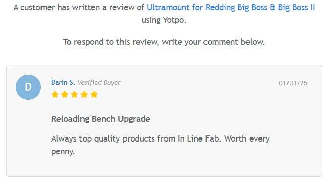 Ultramount™ Press Riser for Redding Big Boss and Big Boss II presses