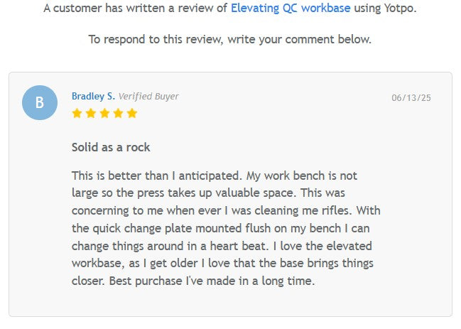 Elevating QC workbase