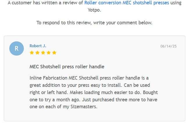 Roller conversion MEC shotshell presses