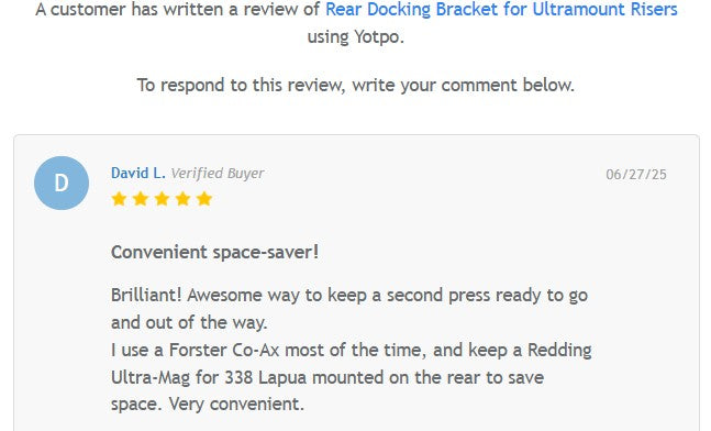 Rear Docking Bracket for Ultramounts