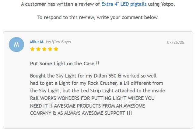 Extra 4" LED pigtails