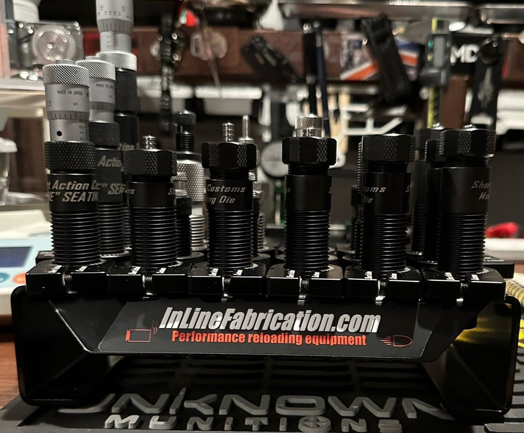 Benchtop Series Die Storage Rack for Hornady LNL (Lock-N-Load) bushings 1-3/16" holes