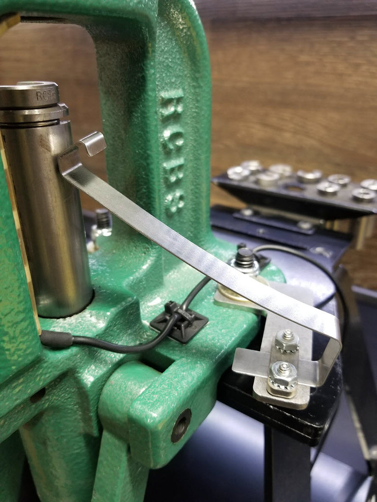 Case ejector system for RCBS Rockchucker and JR single stage presses