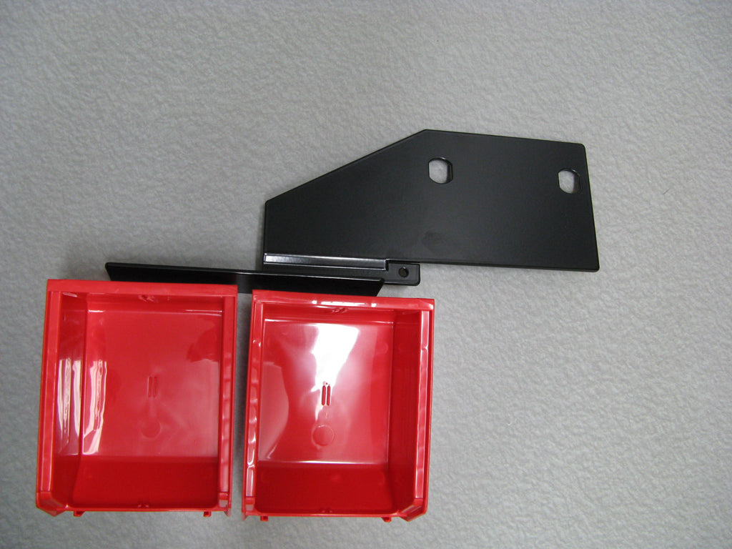 Improved DUAL bin finished round output bracket for the Hornady Lock n Load AP.