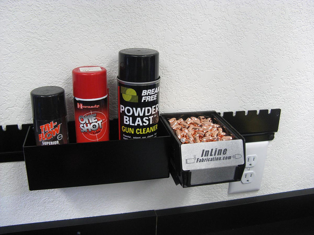 InLine Rail wall organizer system. 16" rail.