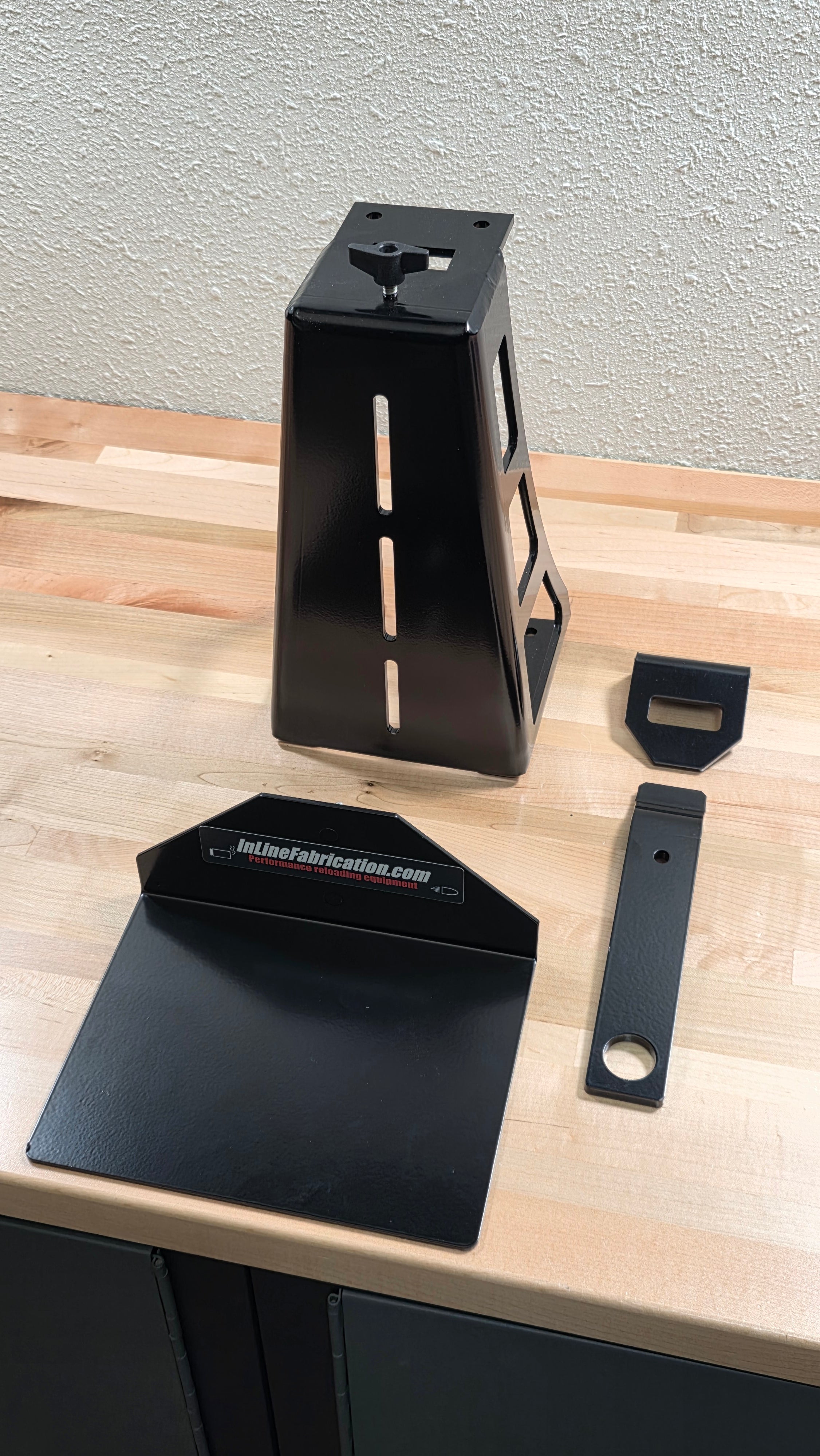 Powder measure stand – Inline Fabrication