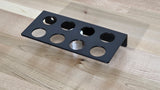 Rack for Hornady powder metering inserts & MEC powder bushings