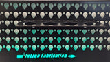 Die rack for 1 1/2" diameter dies