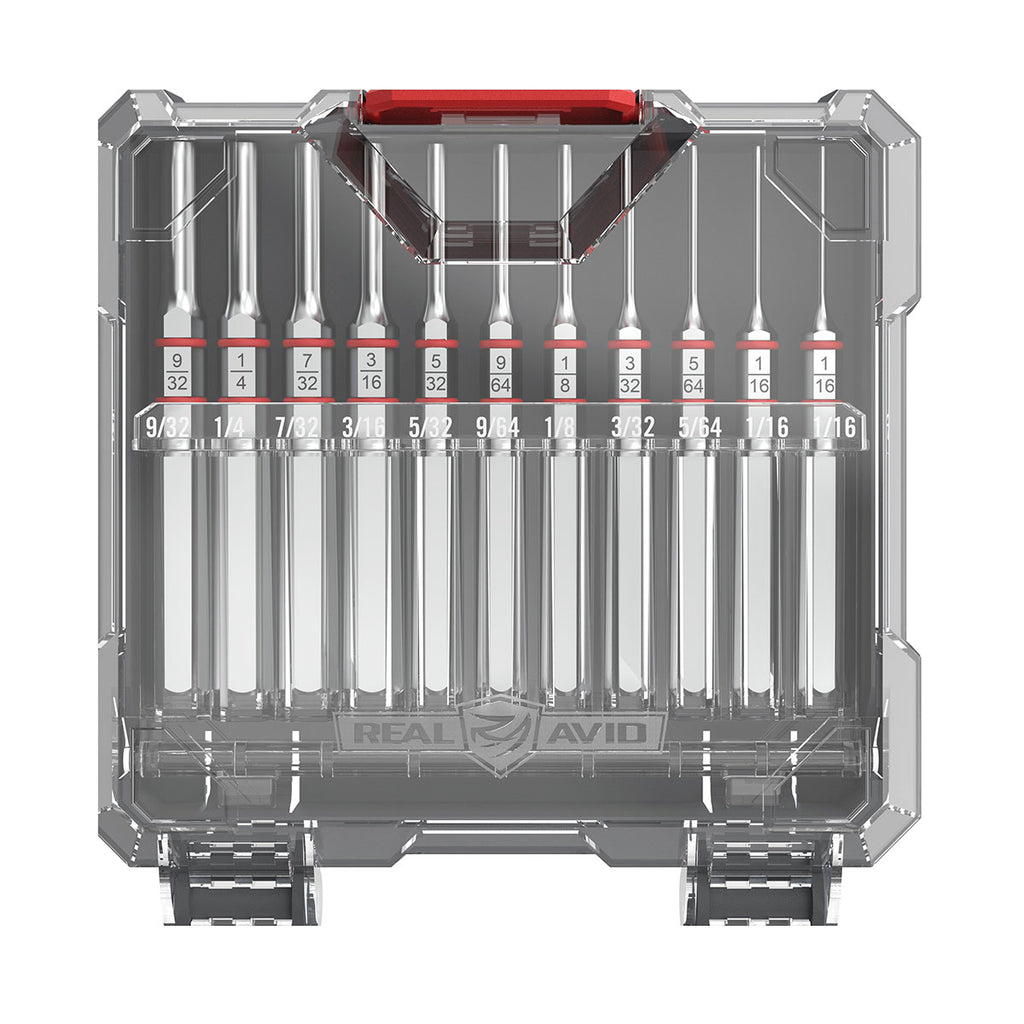 Real Avid Accu-Punch Standard Pin Punch 11-Piece Set