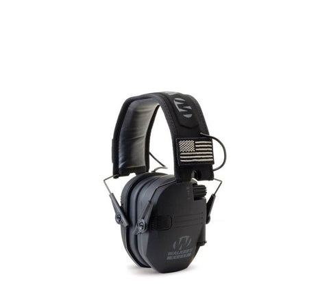 Walker's Razor Slim Patriot Electronic Ear Muffs  Black