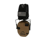 Walker's Razor Slim Patriot Electronic Ear Muffs   Battle brown