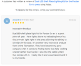 Dual LED Shell Plate Lighting Kit for the Forster Co-Ax press