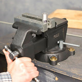 Yost Vises, 5in. Multi-Purpose Vise, Jaw Width 5 in, Jaw Capacity 2.9 in, Model# MV-5