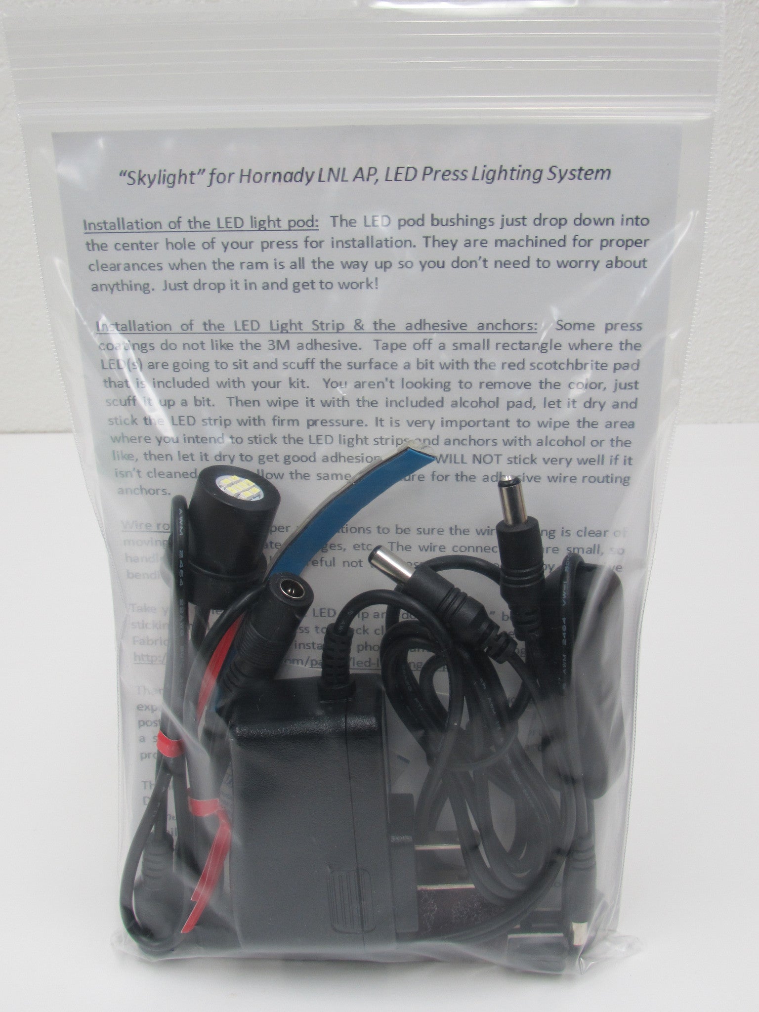 LED reloading press lighting systems. – Inline Fabrication