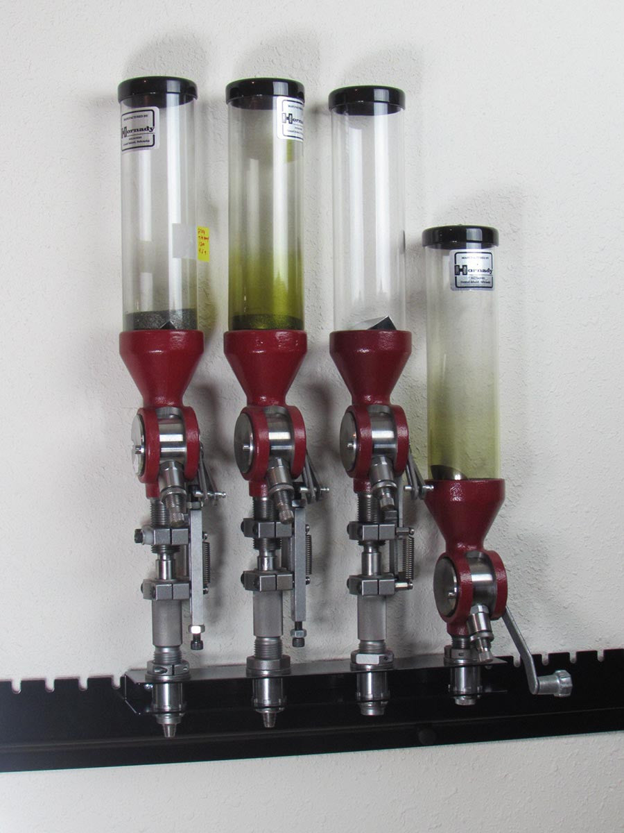 Powder measure dock for Hornady LNL measures – Inline Fabrication