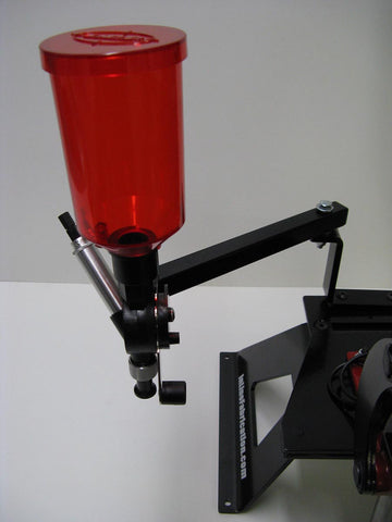 Articulating arm for the LEE Perfect powder measure